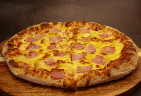 Hawaiian with pineapple