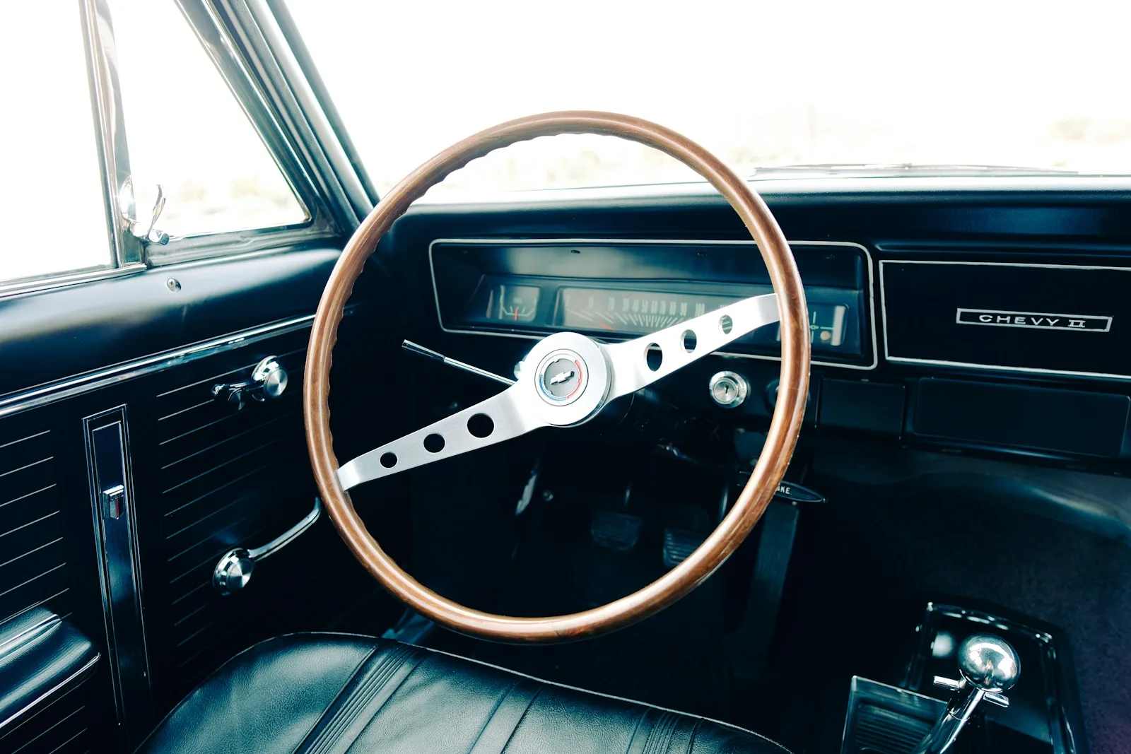 Thin wheel, bench seat, room for three