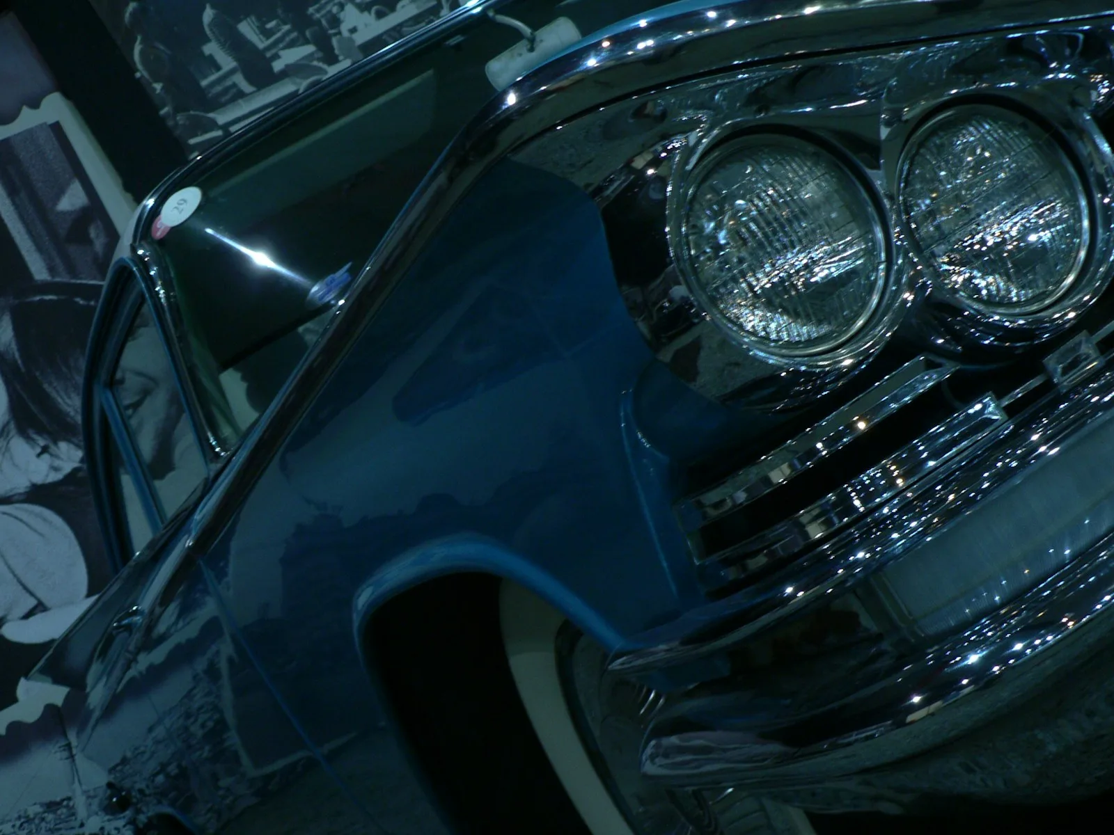 Twin headlights stacked like jewelry