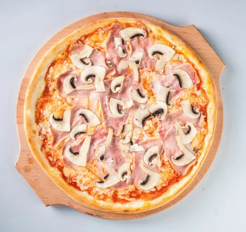 Ham and mushroom