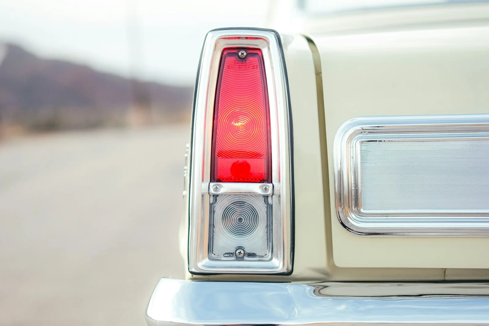 One tail light, and it is a design