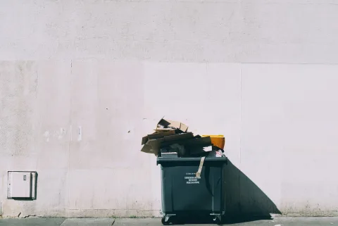 Taking out the trash